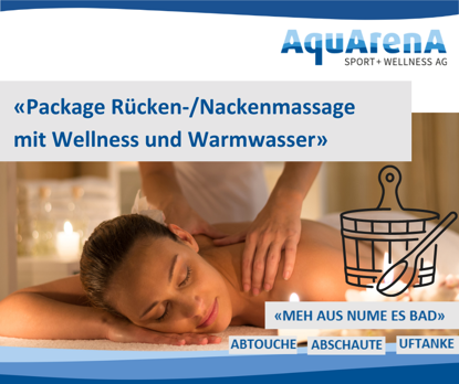 Bild von Package Rücken-/Nackenmassage (25Min) + Wellness mit WW