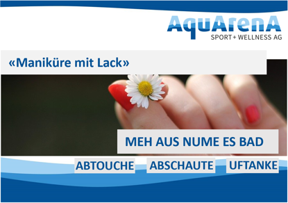 Bild von Maniküre mit Lack